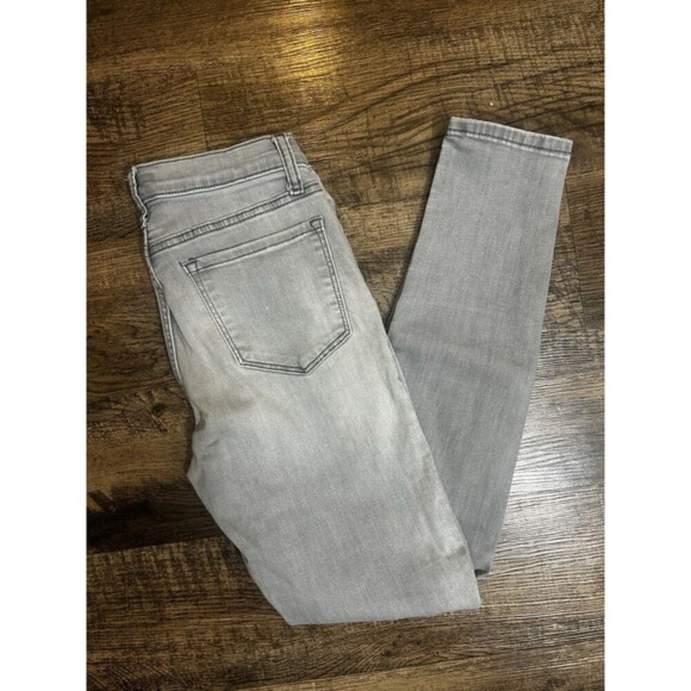 Banana Republic Jeans Womens 25/0 Gray Sculpt Skinny Stretch Low Rise